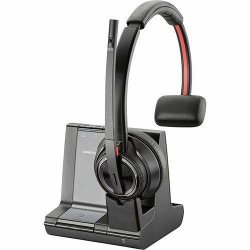 Poly Savi 8210-M Headset - Mono - Wireless - DECT - 5906 ft - Over-the-head - Monaural - Ear-cup - Noise Cancelling Microphone 7S447AAABA