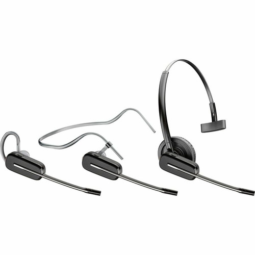 Poly Savi 8200 Office 8240 Headset - Mono - Wireless - Bluetooth/DECT - 449.5 ft - 32 Ohm - 20 Hz - 20 kHz - Over-the-ear, Earbud - - (Fleet Network)