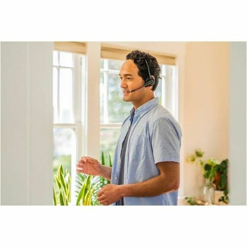 Poly Savi 8200 Office 8240 Headset - Mono - Wireless - BluetoothDECT - 4495 ft - 32 Ohm - 20 Hz - 20 kHz - Over-the-ear Earbud - - 7W6E3AAABA