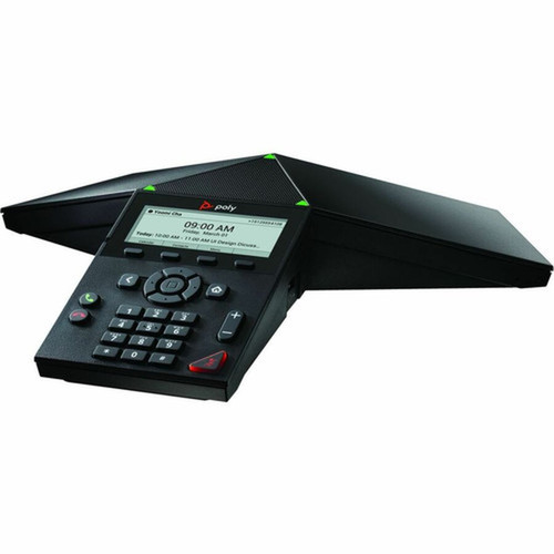 Poly Trio 8300 IP Conference Station - Corded - Wi-Fi Bluetooth - Black - VoIP - 1 x Network RJ-45 - PoE Ports 849A0AAAC3