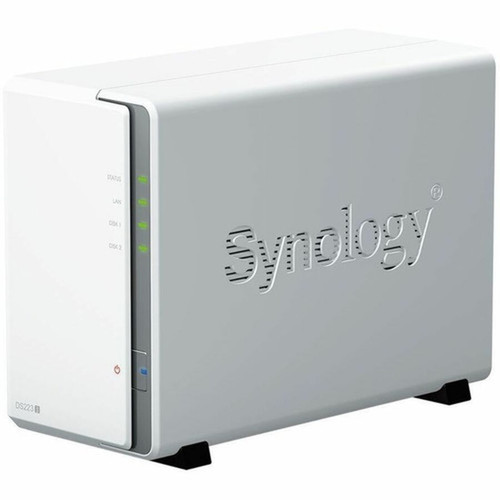 Synology DiskStation DS223j SANNAS Storage System - 1 x Realtek RTD1619 Quad-core 4 Core 170 GHz - 2 x HDD Supported - 0 x HDD - 2 DS223J