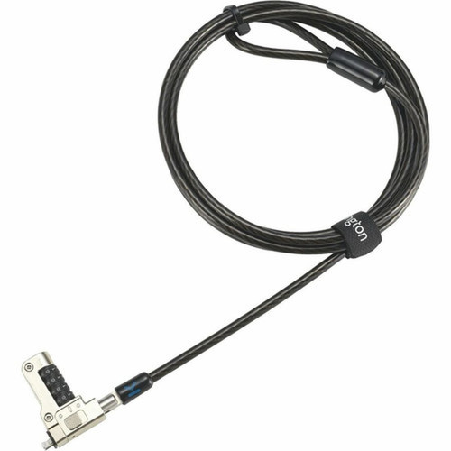 Kensington Slim N17 20 Combination Laptop Lock for Wedge-Shaped Slots - Resettable - 4-wheel - Combination Lock - Carbon Steel - 59 K65094WW