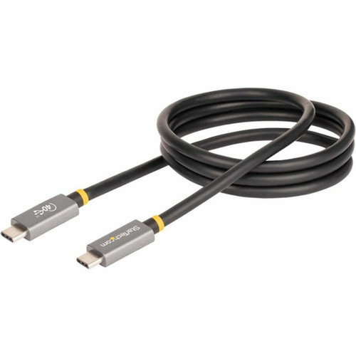 StarTechcom 3ft 1m USB4 Cable USB-IF Certified USB-C Cable 40 Gbps 100W 8K 60Hz Compatible wThunderbolt 43USB 32 USB - w CC1M-40G-USB-CABLE