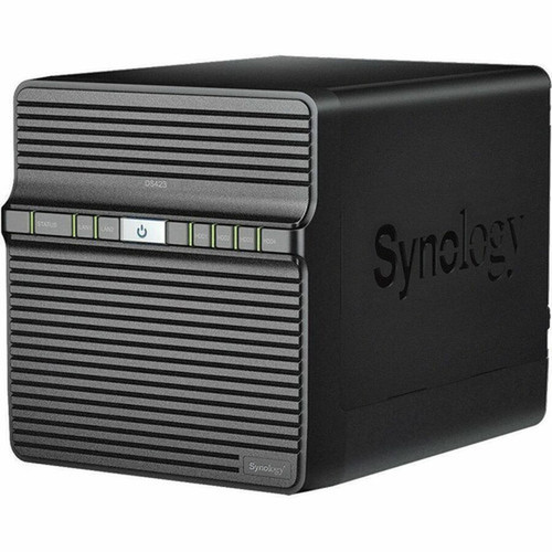 Synology DiskStation DS423 SANNAS Storage System - Realtek RTD1619B Quad-core 4 Core 170 GHz - 4 x HDD Supported - 0 x HDD - 4 x - DS423