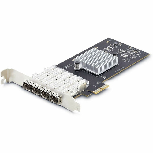 StarTech.com Gigabit Ethernet Card - PCI Express 2.0 x2 - Intel I350-AM4 - 4 Port(s) - Optical Fiber - Standard Profile Bracket Height (Fleet Network)