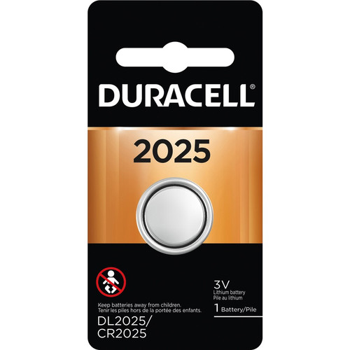 Duracell Coin Cell Lithium 3V Battery - DL2025 - For Multipurpose - 150 mAh - 3 V DC - 1 Each (Fleet Network)