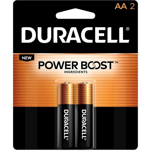 Duracell Coppertop Alkaline AA Batteries - For Multipurpose - AA - 1.5 V DC - 2 / Pack (Fleet Network)