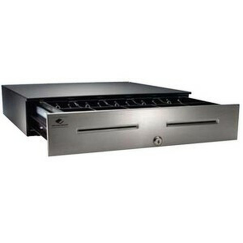 apg Legend Cash Drawer - 5 Bill - 5 Coin - 2 Media Slot - Steel Stainless Steel - Black - 420 10668 mm Height x 18 45720 mm JB320-BL1816-C-K7
