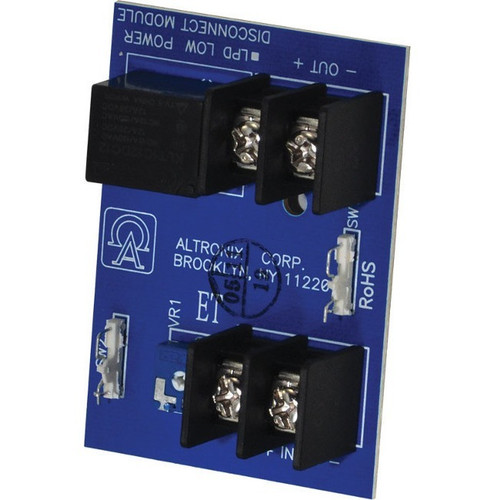 Altronix LPD Low Power Disconnect Module - 2" (50.80 mm) Width x 1" (25.40 mm) Height x 2.75" (69.85 mm) Length (Fleet Network)