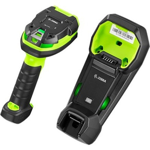 Zebra DS3608-HP Handheld Barcode Scanner - Cable Connectivity - 1D 2D - Imager - Industrial Green DS3608-HP3U4602VZW