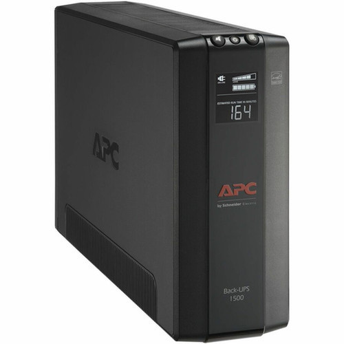 APC by Schneider Electric Back UPS Pro BX1500M Compact Tower 1500VA AVR LCD 120V - Tower - 16 Hour Recharge - 3 Minute Stand-by - BX1500M