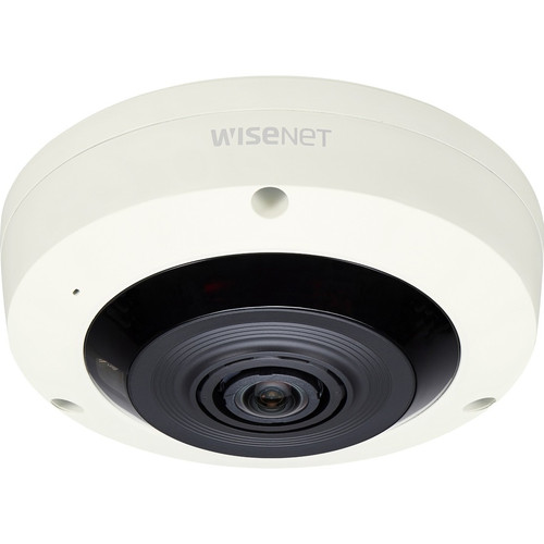 Wisenet XNF-8010R 6 Megapixel Indoor Network Camera - Fisheye - 49.21 ft (15 m) Infrared Night Vision - H.265, H.264, MJPEG - 2048 x - (Fleet Network)
