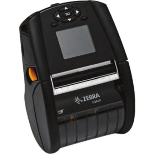 Zebra ZQ620 Mobile Direct Thermal Printer - Monochrome - Portable - Receipt Print - USB - Bluetooth - Battery Included - 32 81280 - ZQ62-AUWB000-00