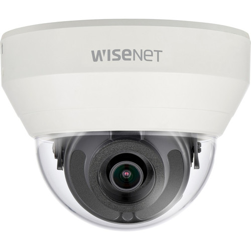 Wisenet HCD-6010 2 Megapixel HD Surveillance Camera - Monochrome - Dome - 1920 x 1080 - 2.8 mm Fixed Lens - CMOS - Wall Mount (Fleet Network)