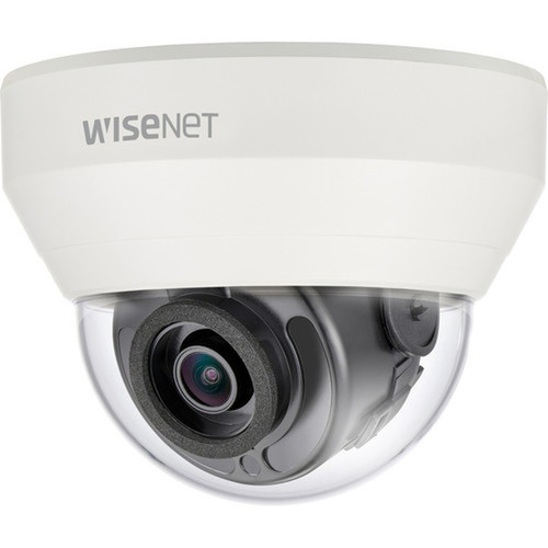 Wisenet HCD-6010 2 Megapixel HD Surveillance Camera - Monochrome - Dome - 1920 x 1080 - 28 mm Fixed Lens - CMOS - Wall Mount HCD-6010