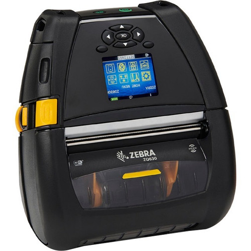 Zebra ZQ630 Mobile Direct Thermal Printer - Monochrome - Handheld - Label Print - Bluetooth - RFID - 32.01" (813 mm) Print Length - - (Fleet Network)
