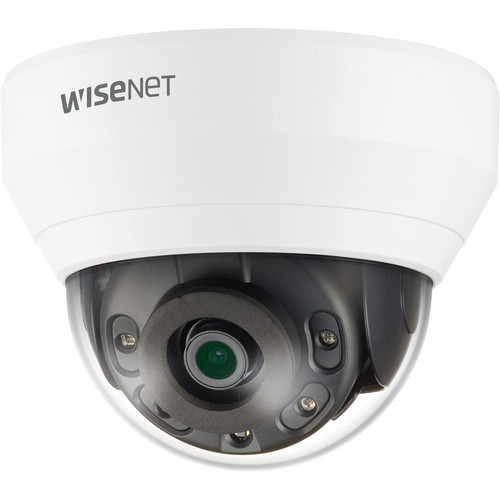 Wisenet QND-6012R 2 Megapixel Indoor Full HD Network Camera - Color, Monochrome - Dome - 65.62 ft (20 m) Infrared Night Vision - H.265 (Fleet Network)