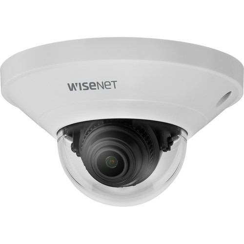 Wisenet QND-6021 2 Megapixel Indoor HD Network Camera - Dome - MJPEG, H.264, H.265 - 1920 x 1080 Fixed Lens - CMOS - Wall Mount (Fleet Network)