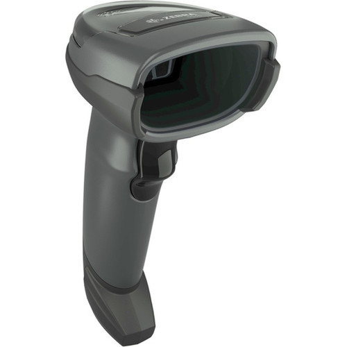 Zebra DS4608-HD Barcode Scanner Kit - Cable Connectivity - 1D 2D - Imager - Single Pass - EAS USB - Twilight Black - Stand Included DS4608-HD7U2100SGW