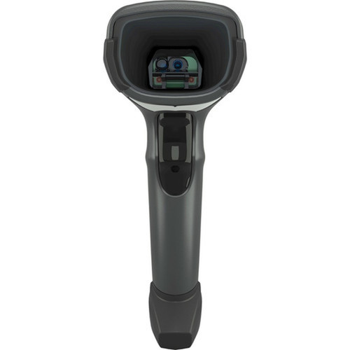 Zebra DS4608-HD Barcode Scanner Kit - Cable Connectivity - 1D 2D - Imager - Single Pass - EAS USB - Twilight Black - Stand Included DS4608-HD7U2100SGW