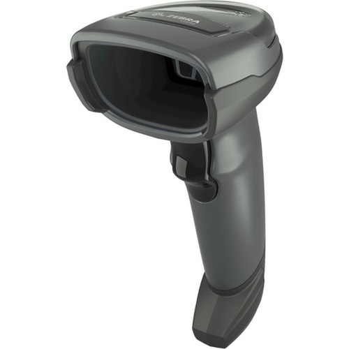 Zebra DS4608-HD Barcode Scanner Kit - Cable Connectivity - 1D 2D - Imager - Single Pass - EAS USB - Twilight Black - Stand Included DS4608-HD7U2100SGW