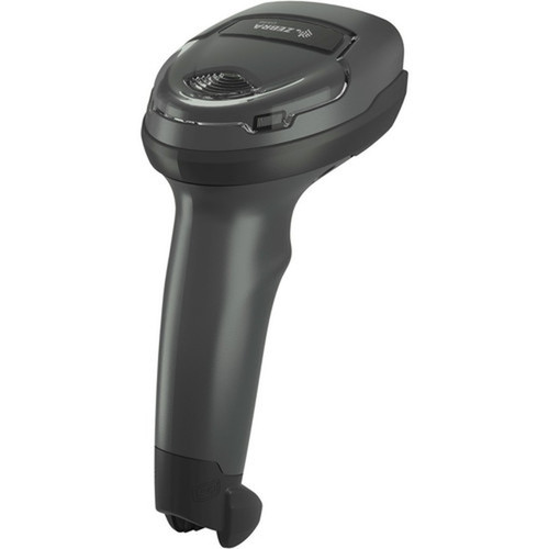 Zebra DS4608-HD Barcode Scanner Kit - Cable Connectivity - 1D 2D - Imager - Single Pass - EAS USB - Twilight Black - Stand Included DS4608-HD7U2100SGW