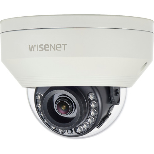 Wisenet HCV-7010R 4 Megapixel Outdoor HD Surveillance Camera - Color, Monochrome - Dome - 65.62 ft (20 m) - 2560 x 1440 - 2.8 mm Fixed (Fleet Network)