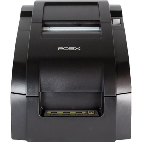 POS-X EVO Impact 912LB470200533 Thermal Transfer Printer - Monochrome - Receipt Print - Ethernet - With Cutter - Black - 5 lps Mono - 912LB470200533