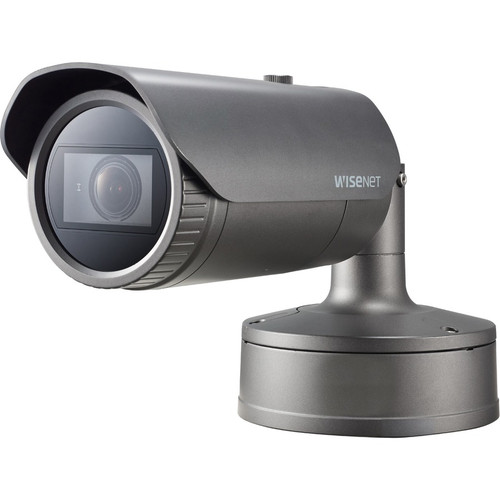 Hanwha Techwin PNO-A9081R 8 Megapixel Outdoor 4K Network Camera - Color - Bullet - 98.43 ft (30 m) Infrared Night Vision - H.264, HP - (Fleet Network)