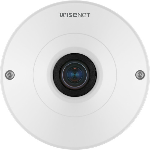 Wisenet QNF-9010 12 Megapixel Indoor Network Camera - Color - Fisheye - H.265, H.264, MJPEG, H.264M, H.264H - 3008 x 3008 - 1.1 mm - - (Fleet Network)