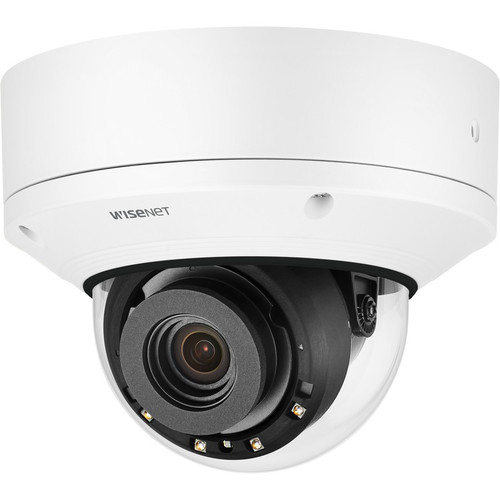 Hanwha Techwin PND-A9081RV 8 Megapixel Indoor 4K Network Camera - Color - Dome - 98.43 ft (30 m) Infrared Night Vision - H.264, MJPEG, (Fleet Network)