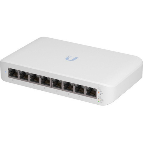 Ubiquiti UniFi Switch Lite 8 PoE USW-Lite-8-PoE Ethernet Switch - 8 Ports - Manageable - 2 Layer Supported - 8 W Power Consumption - W USW-LITE-8-POE