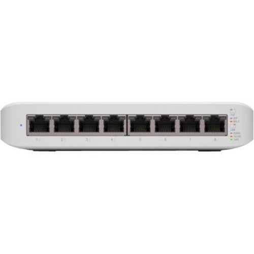 Ubiquiti UniFi Switch Lite 8 PoE USW-Lite-8-PoE Ethernet Switch - 8 Ports - Manageable - 2 Layer Supported - 8 W Power Consumption - W USW-LITE-8-POE