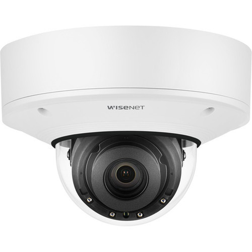 Wisenet XNV-8082R 6 Megapixel IndoorOutdoor Network Camera - Color - Dome - 13123 ft 40 m Infrared Night Vision - H265 H264 - XNV-8082R