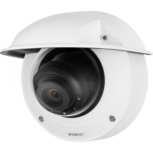 Wisenet XNV-8082R 6 Megapixel IndoorOutdoor Network Camera - Color - Dome - 13123 ft 40 m Infrared Night Vision - H265 H264 - XNV-8082R