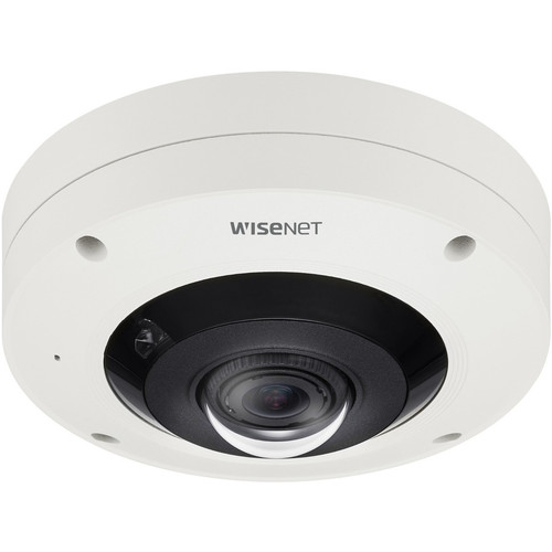 Wisenet XNF-9010RVM 12 Megapixel HD Network Camera - Color - Fisheye - 32.81 ft (10 m) Night Vision - H.264, H.265, MJPEG - 3008 x - - (Fleet Network)