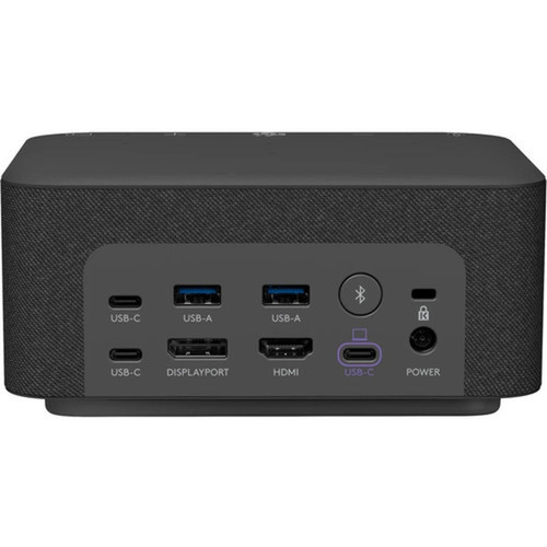 Logitech Logi Dock Docking Station - for Desktop PCTabletSmartphone - 100 W - USB Type C - 2 Displays Supported - 4K - 3840 x 2160 - 986-000025