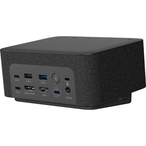 Logitech Logi Dock Docking Station - for Desktop PCTabletSmartphone - 100 W - USB Type C - 2 Displays Supported - 4K - 3840 x 2160 - 986-000025