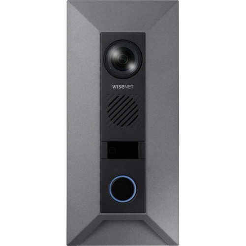 Wisenet 2MP Intercom - 2 Megapixel - CMOS - 180deg Horizontal - 114deg Vertical0 lux - Aluminum - Surveillance TID-600R