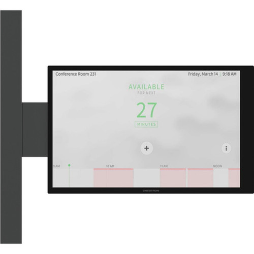Crestron TSW-7701070-MUMK-B Mullion Mount for Collaboration Display Lighting Bar - Black TSW-7701070-MUMK-B