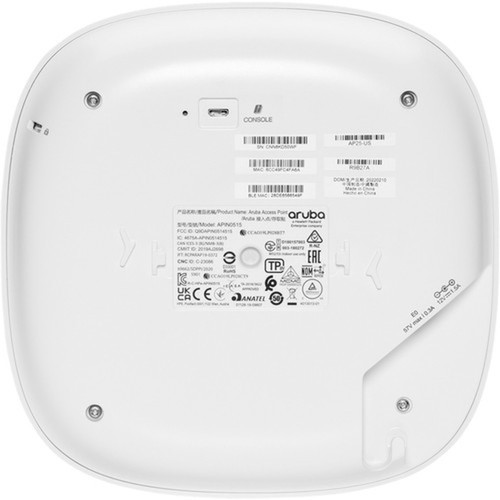 Aruba Instant On AP25 Dual Band 80211ax 530 Gbits Wireless Access Point - Indoor - 240 GHz 5 GHz - MIMO Technology - 1 x Network R9B27A