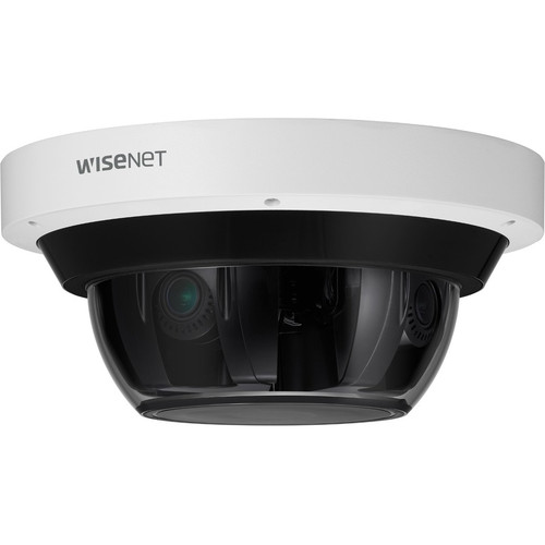 Wisenet PNM-9085RQZ1 20 Megapixel Network Camera - Color - Dome - TAA Compliant - 98.43 ft (30 m) Infrared Night Vision - H.265, - x - (Fleet Network)