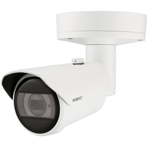 Wisenet XNO-C7083R 4 Megapixel Network Camera - Color - Bullet - 131.23 ft (40 m) Infrared Night Vision - H.265, H.264, Motion JPEG, - (Fleet Network)