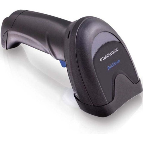 Datalogic QuickScan QBT2500 Barcode Scanner Kit - Wireless Connectivity - 2008 510 mm Scan Distance - 1D 2D - LED - Imager - - - QBT2500-BK-BTK