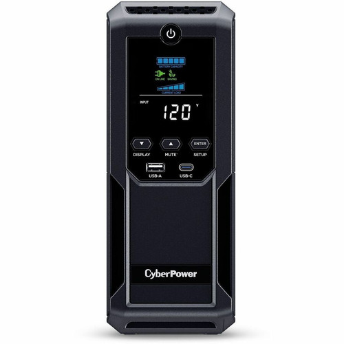 CyberPower Intelligent LCD UPS CP1350AVRLCD3 1350VA Mini-tower UPS - Mini-tower - AVR - 8 Hour Recharge - 4 Minute Stand-by - 120 V AC (Fleet Network)