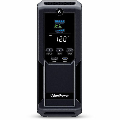 CyberPower Intelligent LCD UPS CP1350AVRLCD3 1350VA Mini-tower UPS - Mini-tower - AVR - 8 Hour Recharge - 4 Minute Stand-by - 120 V AC CP1350AVRLCD3