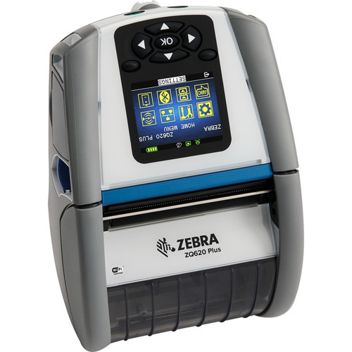 Zebra ZQ620 Plus-HC Desktop, Industrial, Mobile Direct Thermal Printer - Monochrome - Label/Receipt Print - Display Screen - 32.01" - (Fleet Network)