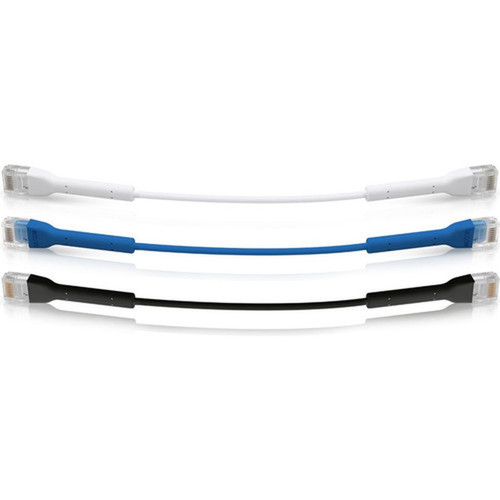 Ubiquiti Ethernet Patch Cable - 33 ft Category 6 Network Cable for Network Device - First End 1 x RJ-45 Network - Male - Second End U-CABLE-PATCH-1M-RJ45-BK