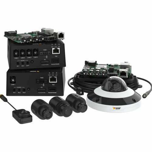 AXIS F4105-LRE IndoorOutdoor Full HD Surveillance Camera - Color - 8 Pack - Dome - 3281 ft 10 m Infrared Night Vision - 1920 x - - 02364-021