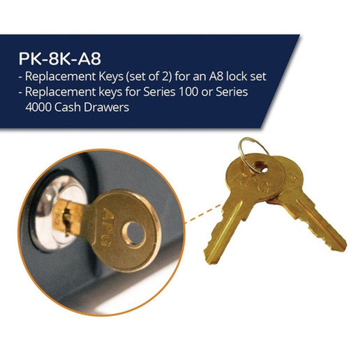 apg PK-8K-A8 Key Set - 2 x Key Set PK-8K-A8